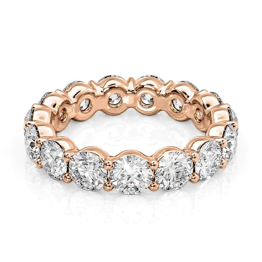 Round Lab Grown Diamond Classic look Eternity Band, EF Color, VS Clarity, IGI Certified Ring