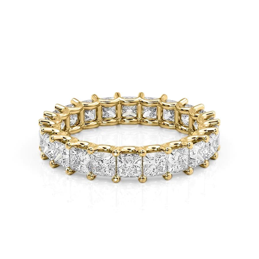 Princess Lab Grown Diamond U Prong Eternity Band, EF Color, VS Clarity, IGI Certified Ring