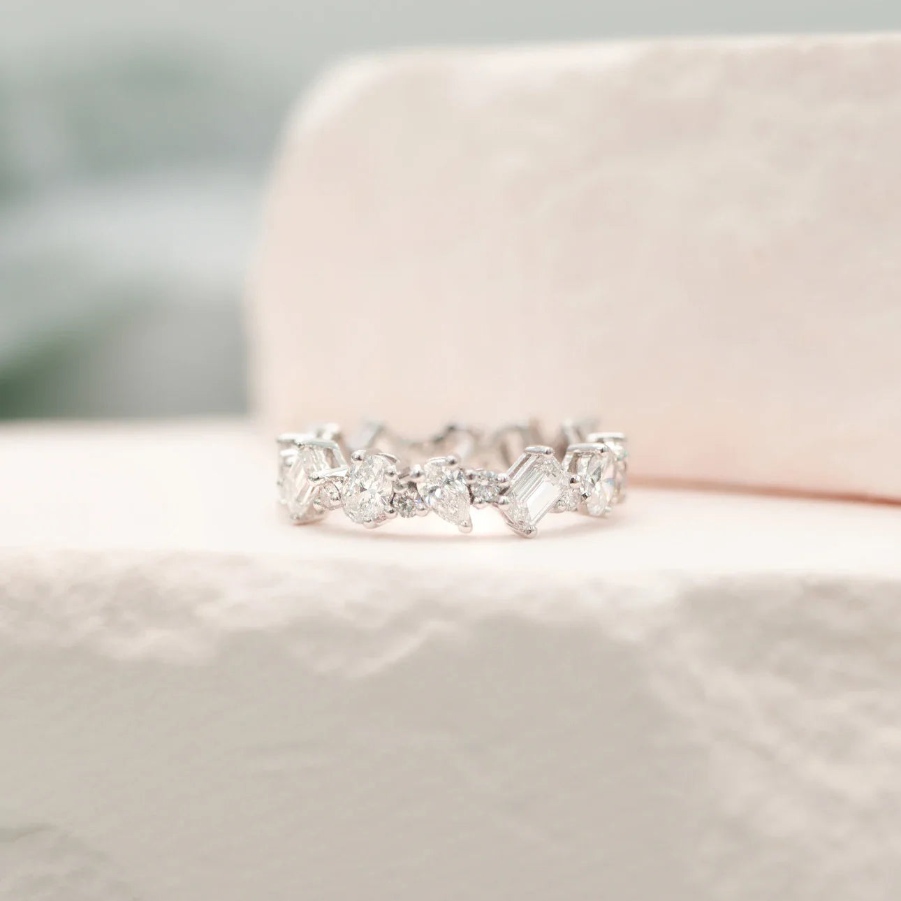 Cassie Lab Grown Diamond Eternity Band, EF Color, VS Clarity, IGI Certified