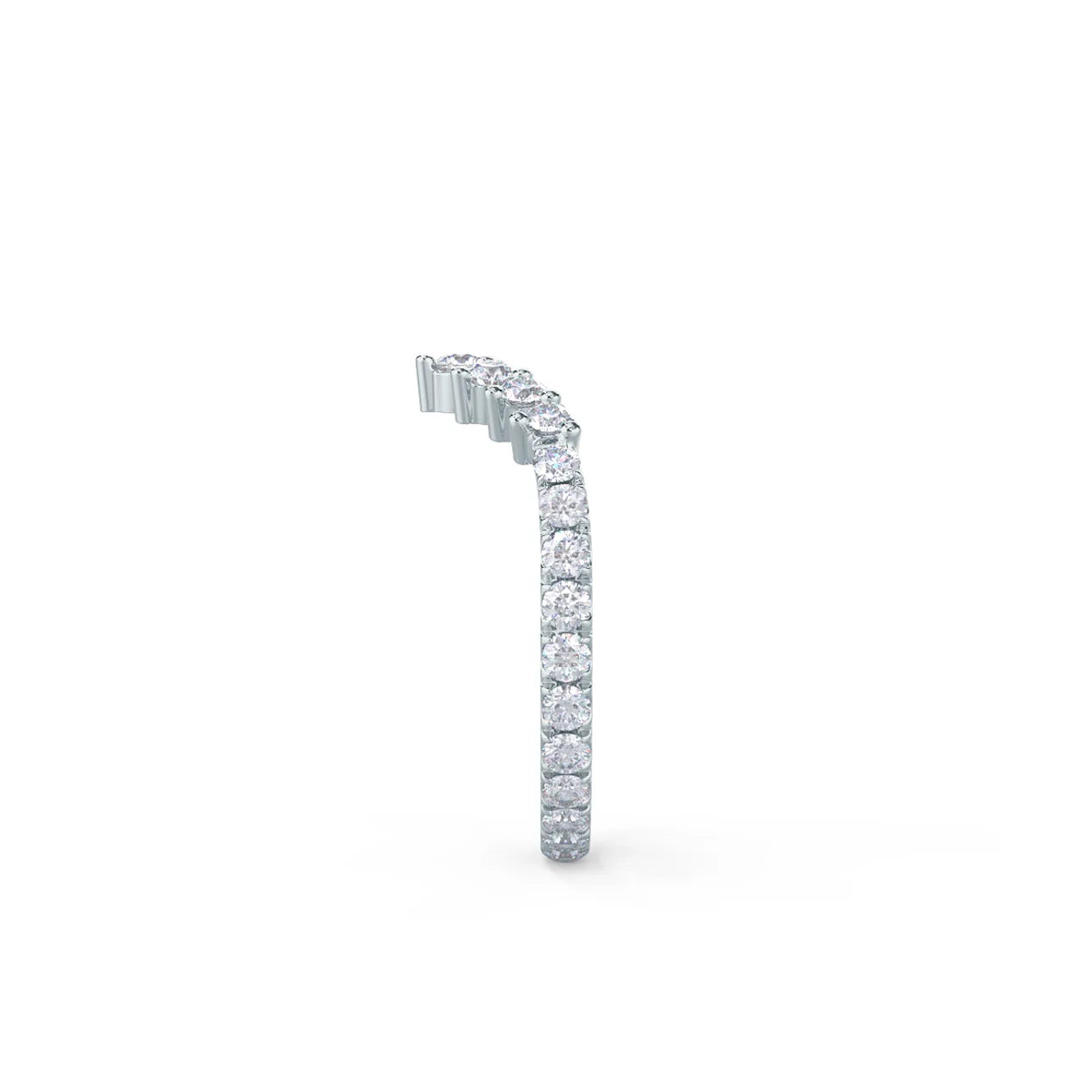 Round Lab Grown Diamond Nesting Eternity Band, EF Color, VS Clrity - IGI Certified