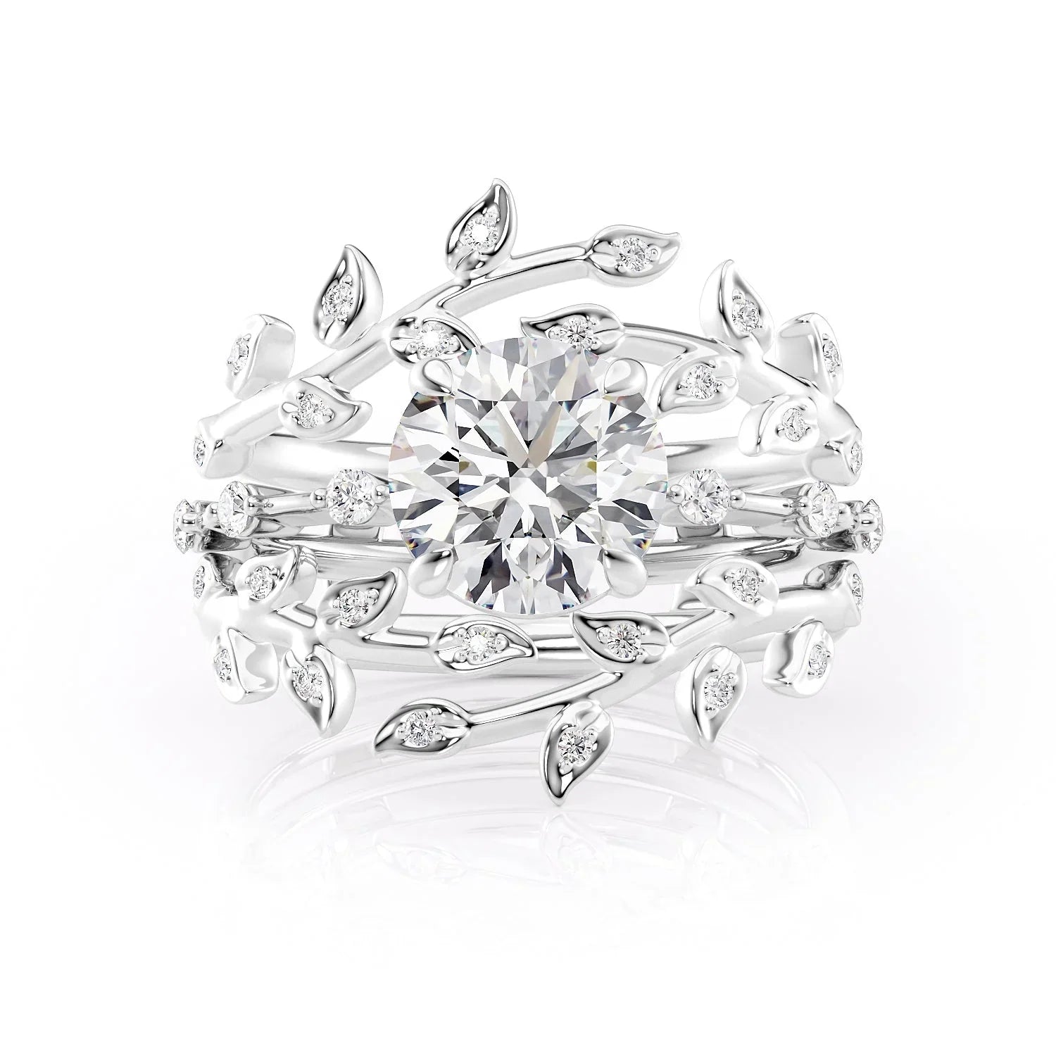 0.10ct Round Diamond Ring Jacket | IGI Certified