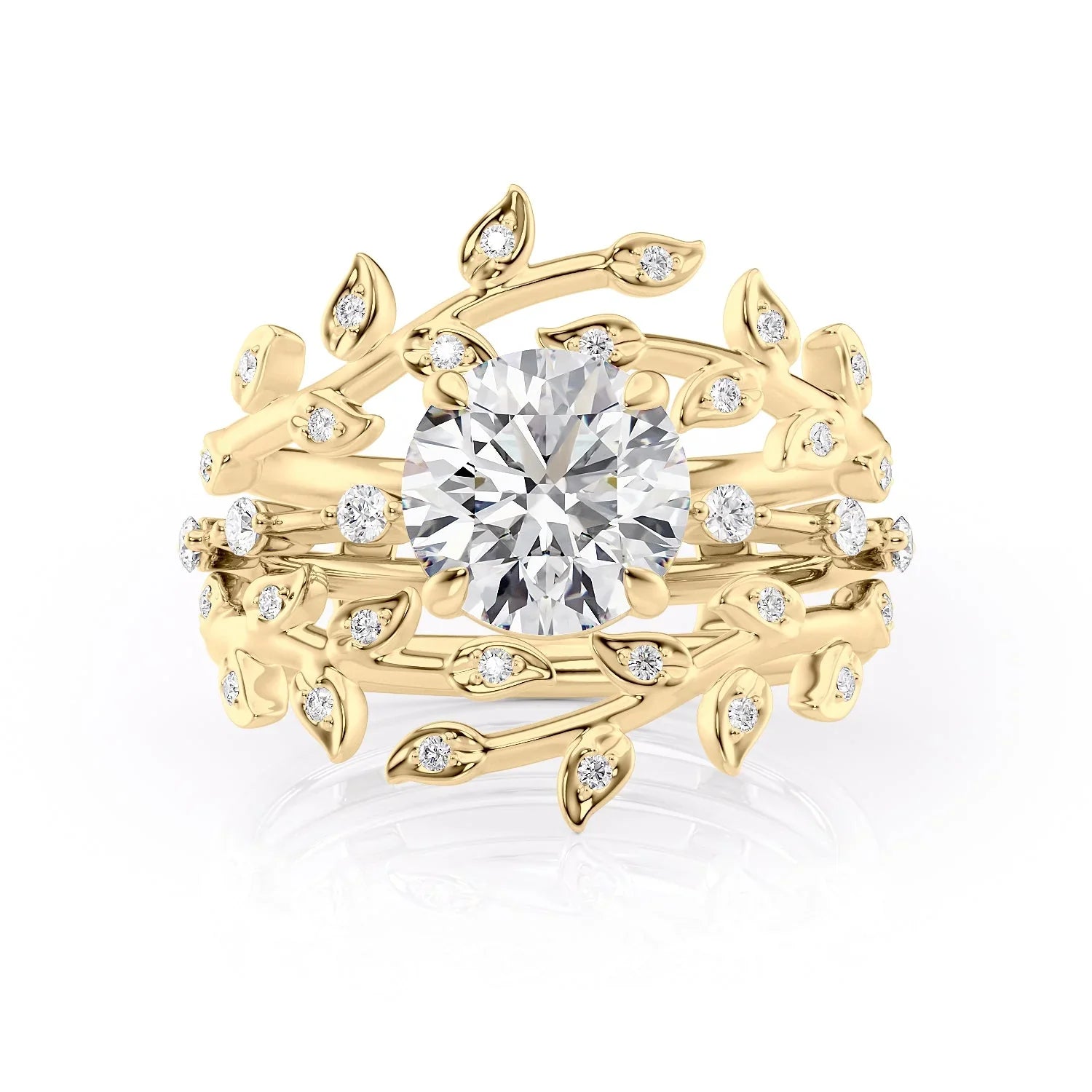 0.10ct Round Diamond Ring Jacket | IGI Certified