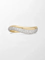 Common :: Aveline 6 CTW lab grown diamond pavé wave bangle