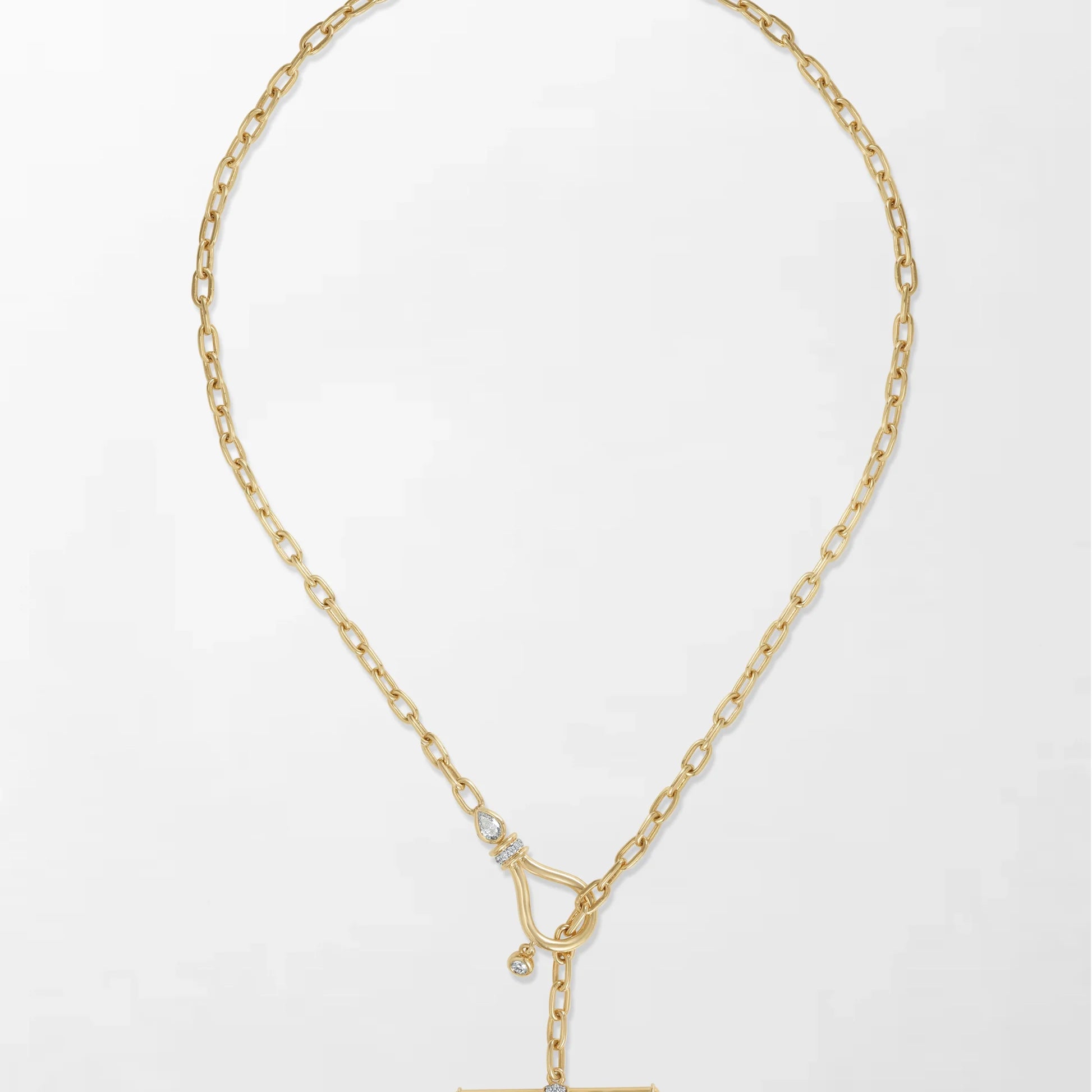 Common :: Aurelia 1 CTW lab grown diamond T-Bar necklace