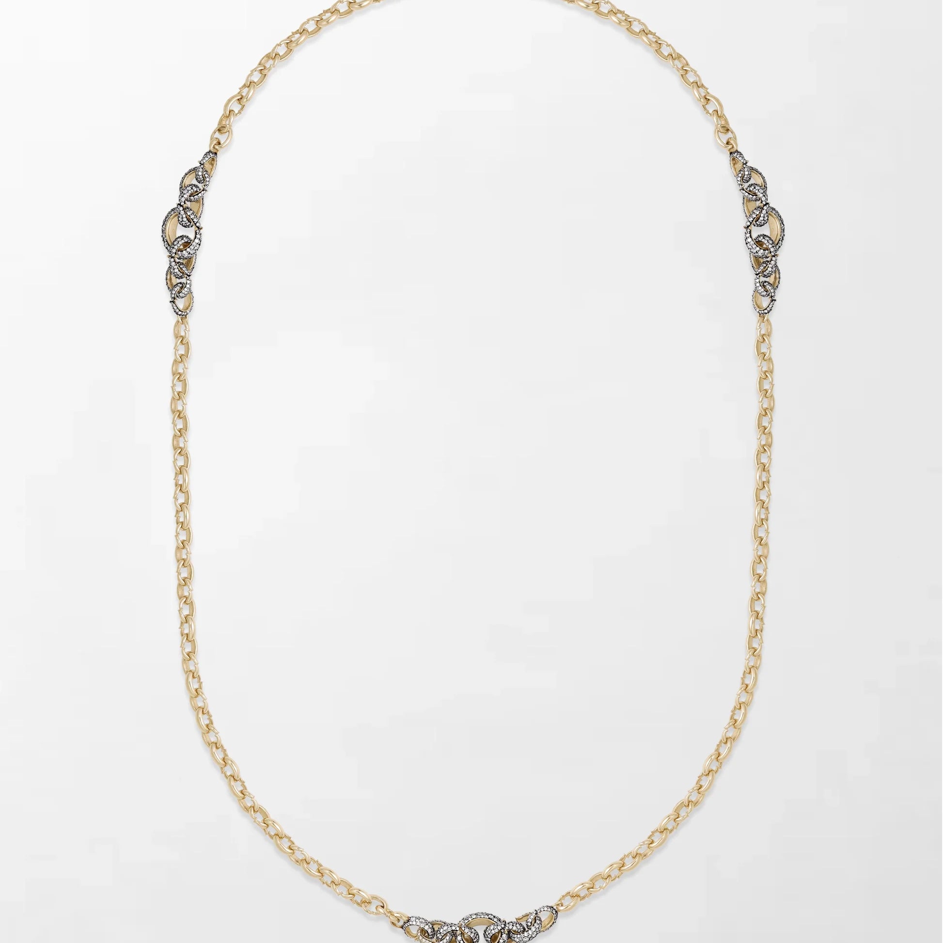 Common :: Lumina Link 17 CTW round lab grown diamond statement chain