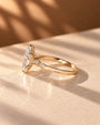 Common :: IGI certified Dutch Marquise engagement ring with shaped diamond accents