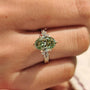 Common :: IGI certified 1CT Green Oval lab grown diamond ring