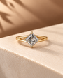 Common :: Unii Jewels 2.02ct Princess Cut lab grown diamond solitaire engagement ring