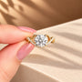 Common :: Unii Jewels 2.05TCW Round lab grown diamond pavé engagement ring