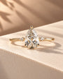 Common :: Unii Jewels 2.20TCW Pear lab grown diamond Three Stone Engagement Ring