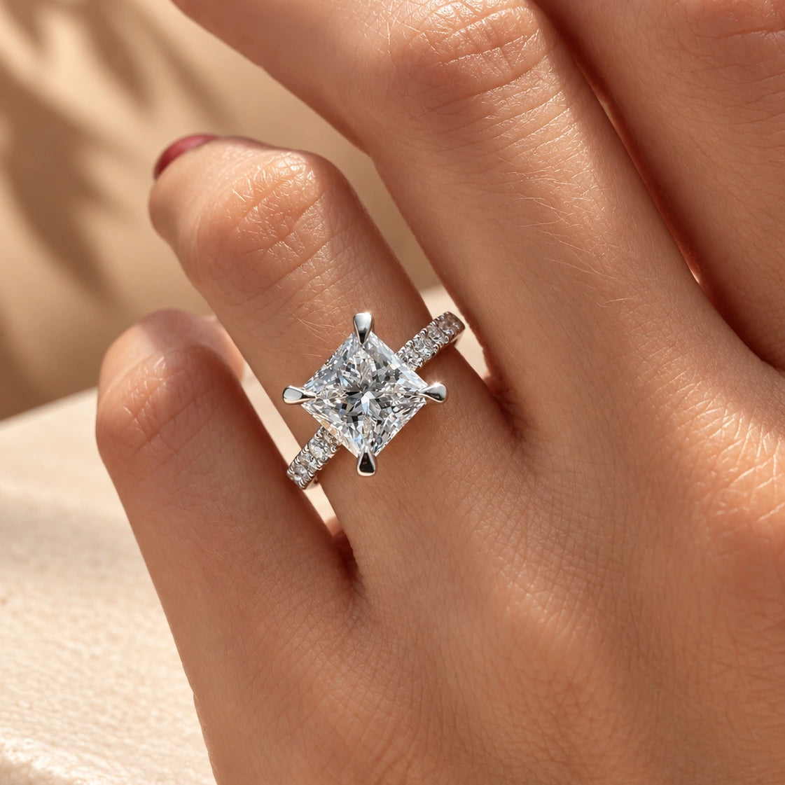 Pavé Engagement Rings
