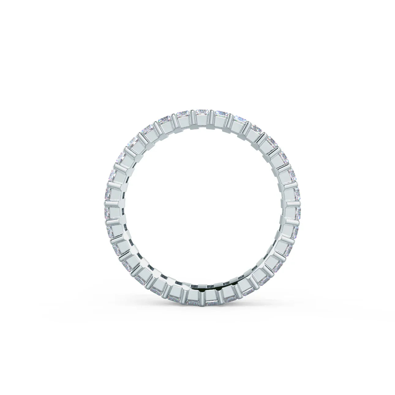 Baguette Lab Grown Diamond Eternity Band, EF Color, VS Clarity, IGI Certified
