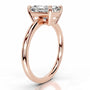 Rose :: Timeless radiant cut solitaire lab diamond ring IGI certified engagement