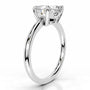 White :: IGI certified heart shape lab diamond ring elegant solitaire design