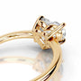 Yellow :: Premium heart cut lab diamond ring romantic solitaire engagement