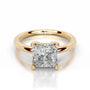 Yellow :: IGI certified princess lab grown diamond ring bridal solitaire jewelry