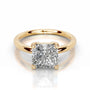 Yellow :: IGI certified square radiant lab grown diamond ring bridal solitaire jewelry