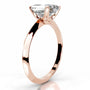 Rose :: Timeless asscher cut Celestara lab grown diamond ring classic engagement