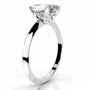 White :: IGI certified Celestara asscher lab grown diamond ring elegant solitaire design