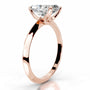 Rose :: Timeless elongated cushion cut Celestara lab grown diamond ring classic engagement