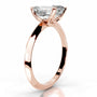 Rose :: Timeless emerald cut Celestara lab grown diamond ring classic engagement