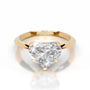 Yellow :: Heart cut Celestara lab diamond engagement ring IGI certified fine jewelry