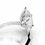 White :: Elegant marquise cut Celestara lab diamond ring IGI certified engagement