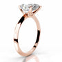 Rose :: Luxury Celestara pear lab diamond engagement ring IGI certified solitaire