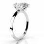 White :: Pear cut lab diamond ring Celestara solitaire IGI certified engagement jewelry