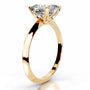 Yellow :: Celestara princess shaped lab grown diamond ring fine jewelry for proposal