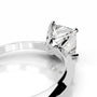 White :: Elegant princess cut Celestara lab diamond ring IGI certified engagement