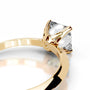 Yellow :: Premium Celestara square radiant lab grown diamond ring timeless engagement jewelry