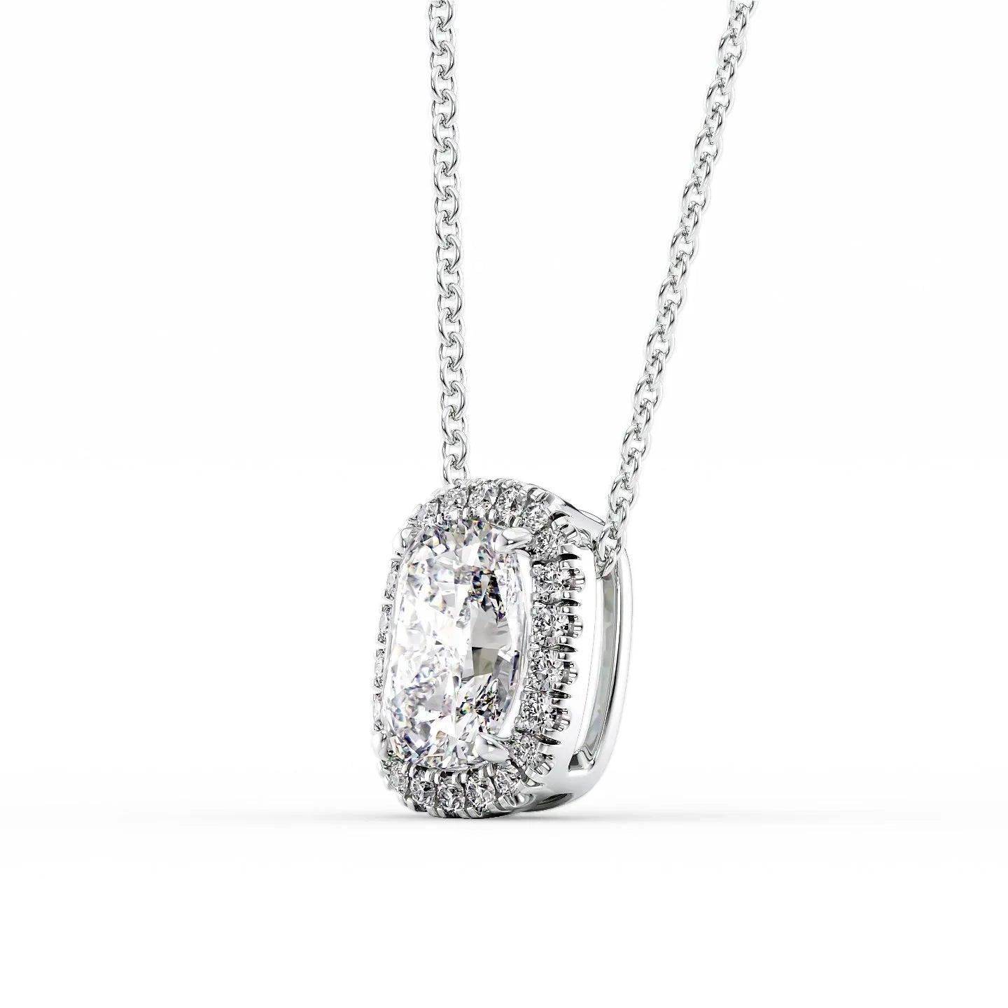 white :: premium Arianza necklace with exceptional sparkle