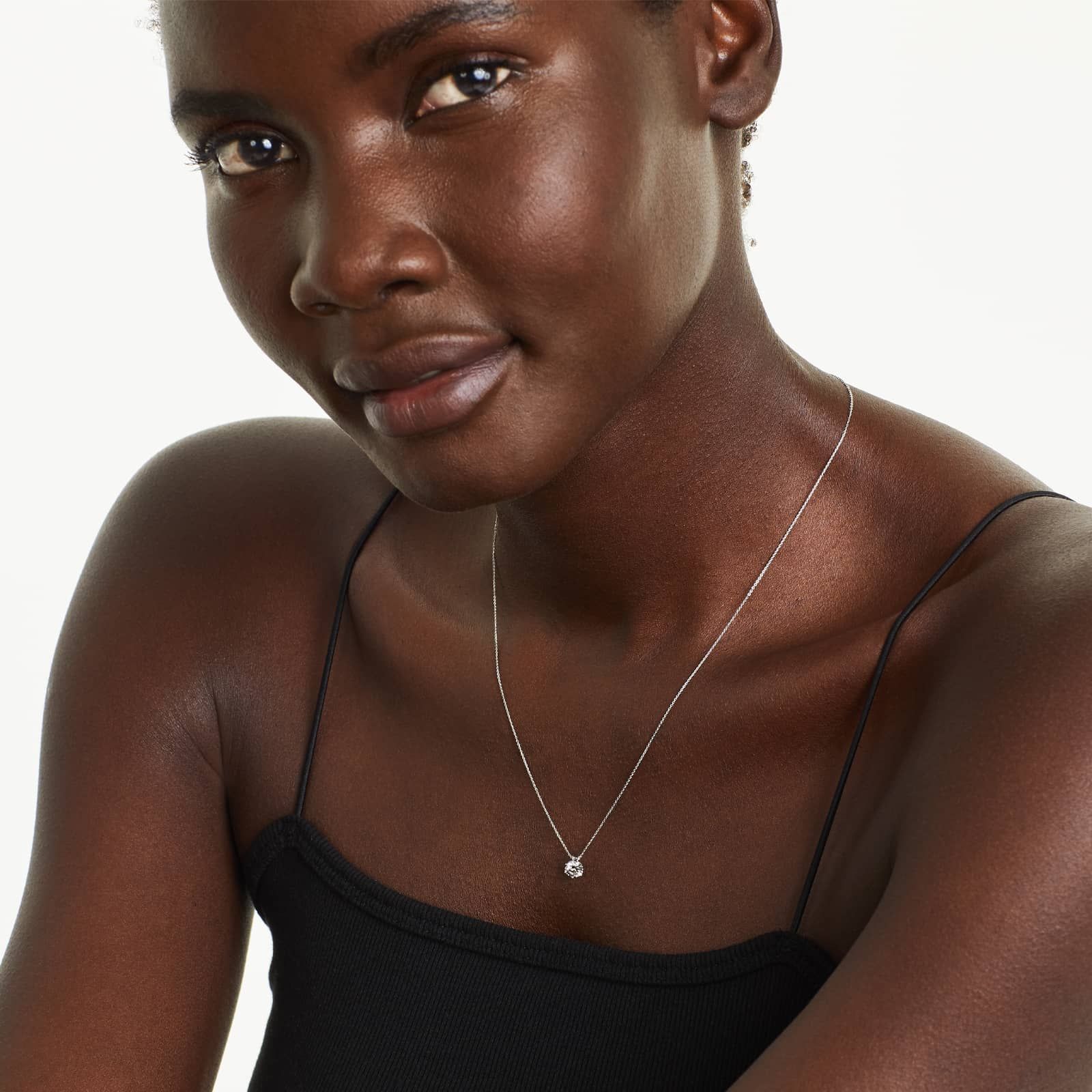 Scallop Basket Diamond Pendant