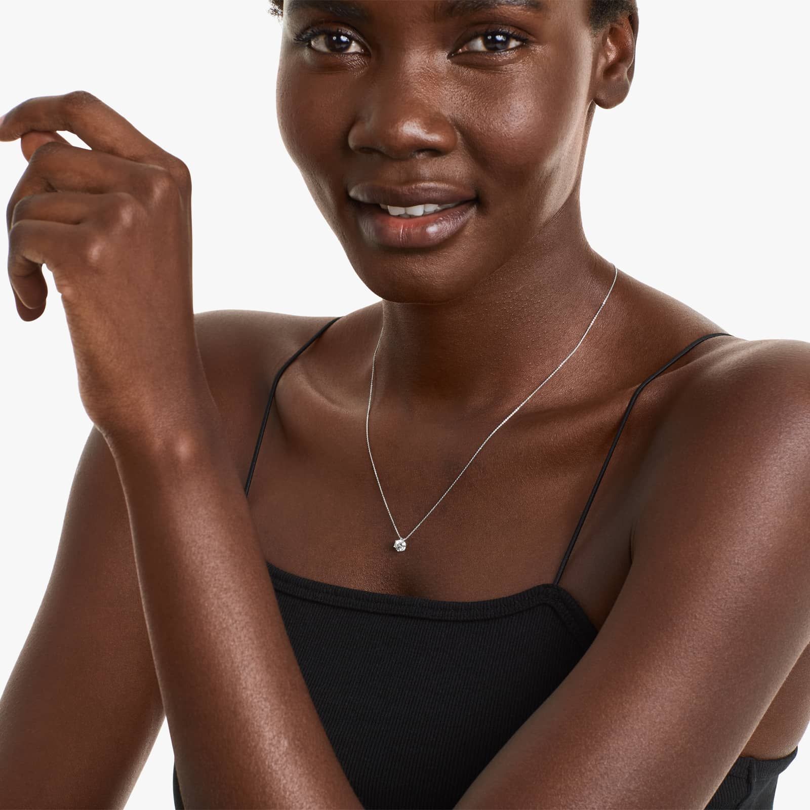 Scallop Basket Diamond Pendant