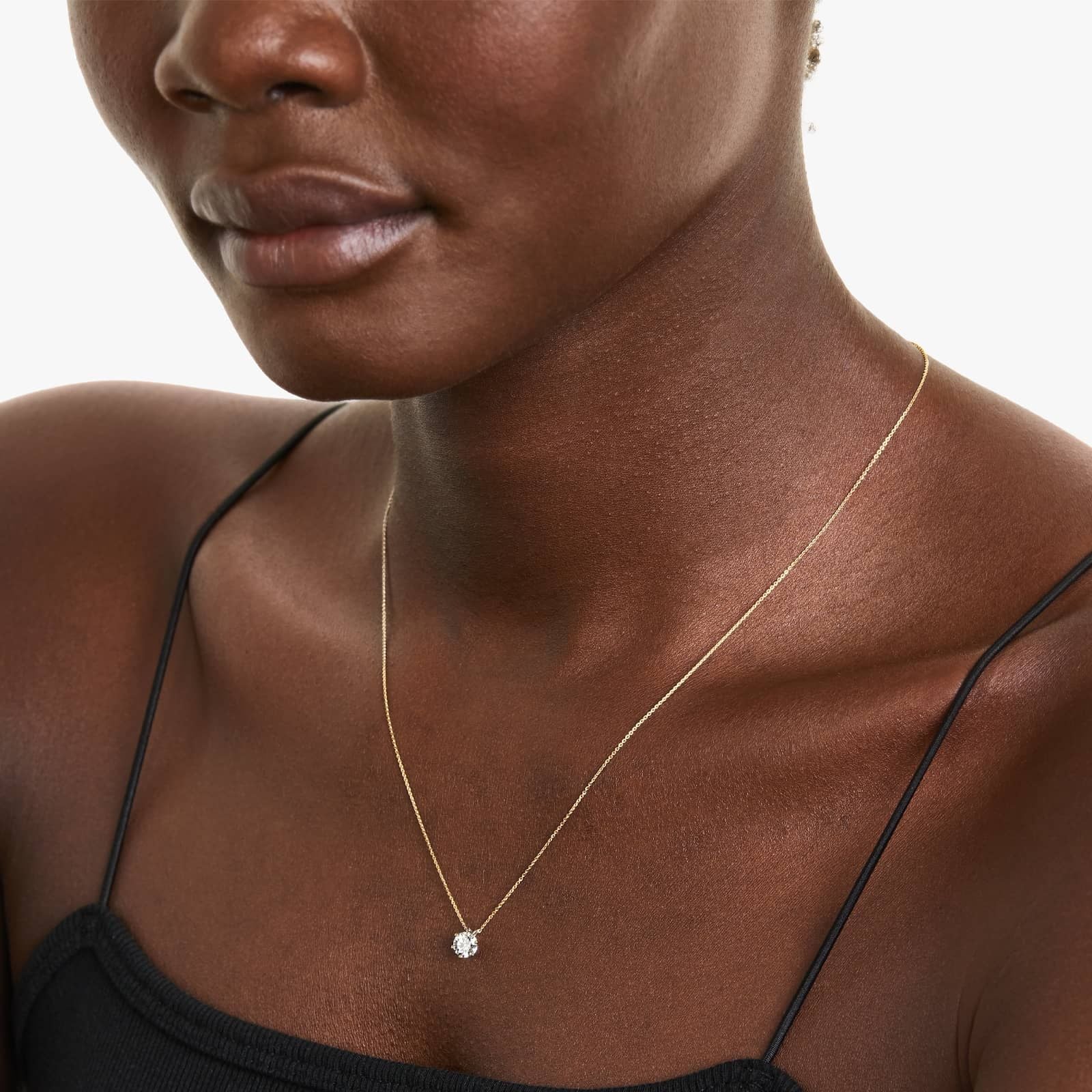 Scallop Basket Diamond Pendant