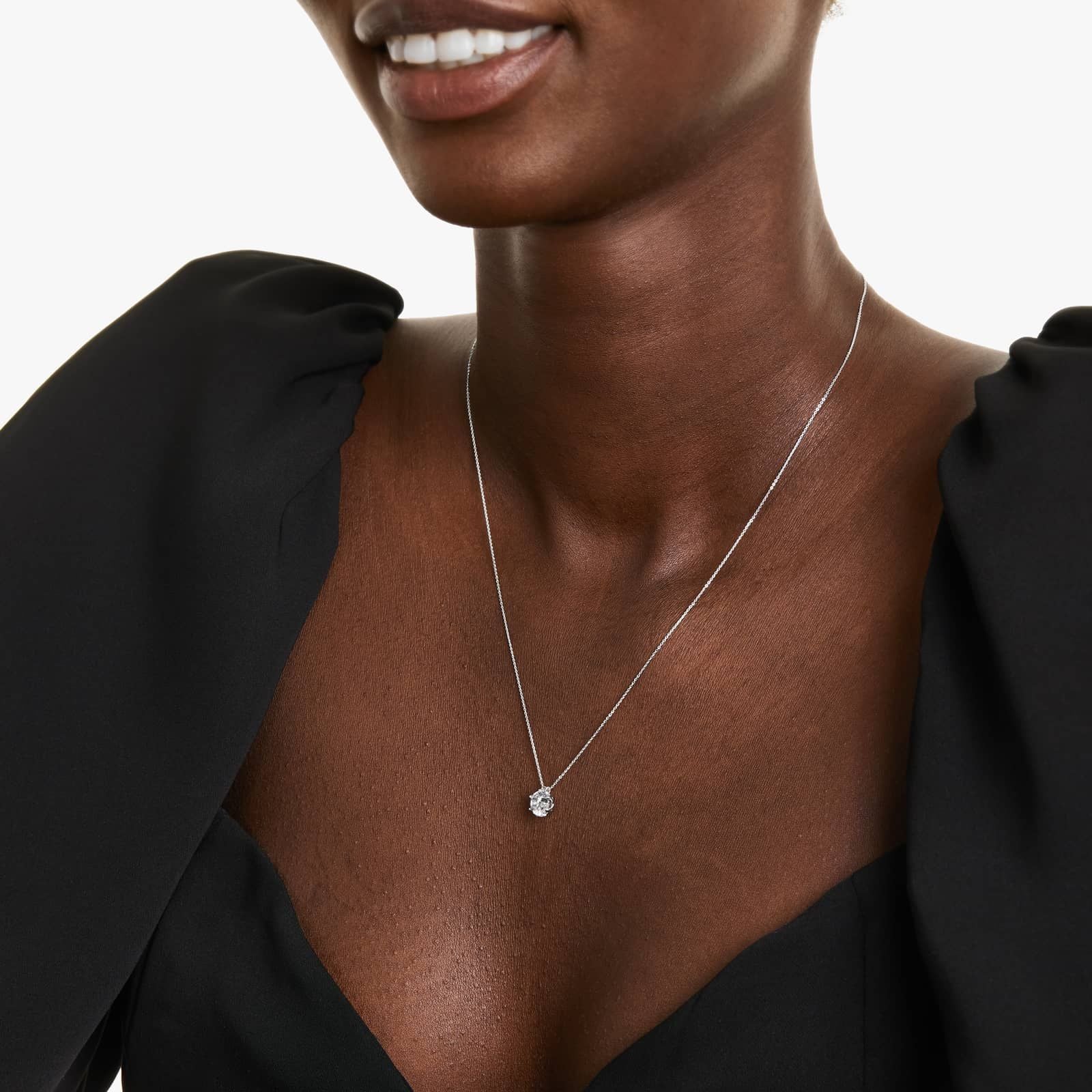 Scallop Basket Diamond Pendant