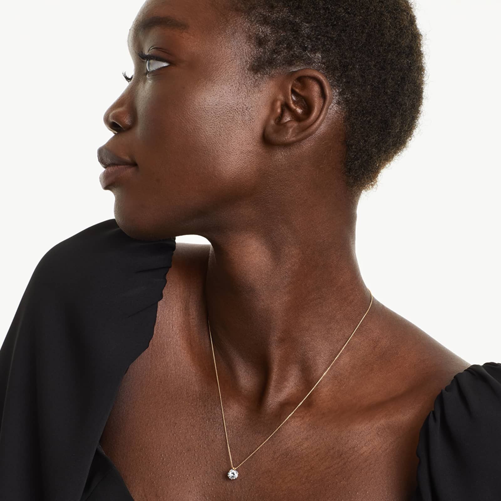 Scallop Basket Diamond Pendant