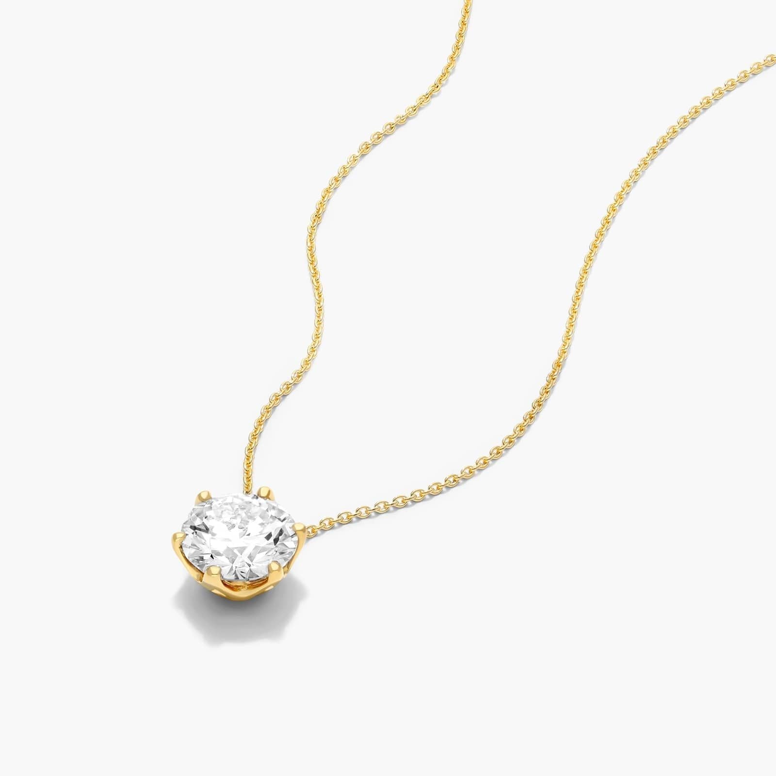 Scallop Basket Diamond Pendant