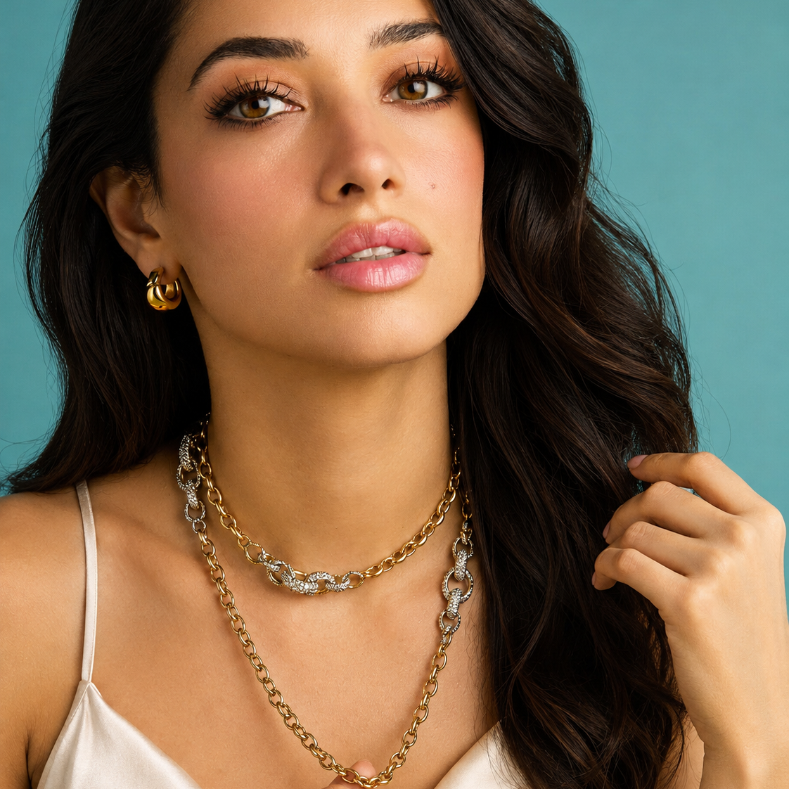 Common :: 17 carat lab grown diamond luxury chain necklace