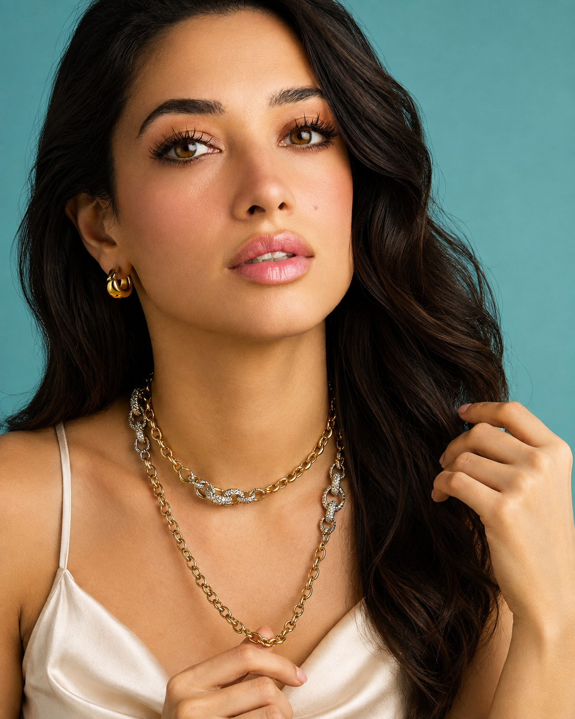 Common :: 17 carat lab grown diamond luxury chain necklace
