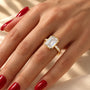 Common :: 2CT Emerald center with 0.30TCW Baguette Lab Grown Diamonds