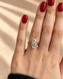 Common :: 2.00CT marquise lab grown diamond engagement ring featuring an IGI-certified center stone.