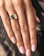 Common :: IGI certified 3.50TCW two stone lab grown diamond ring