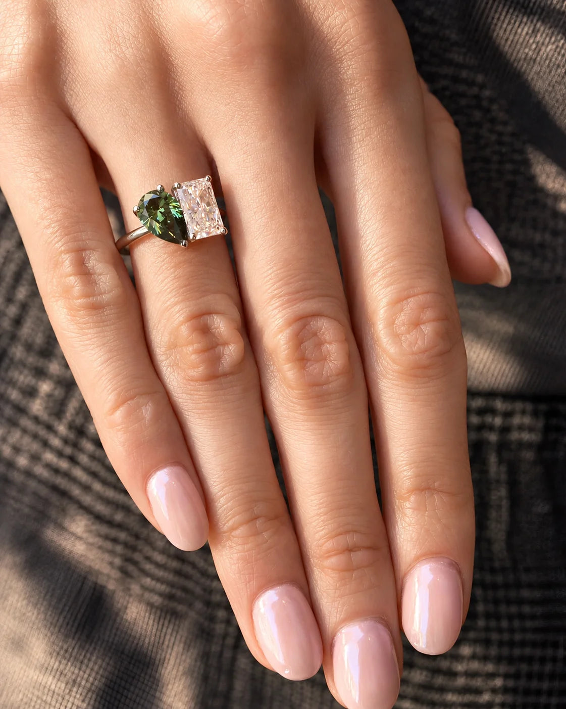 Common :: IGI certified 3.50TCW two stone lab grown diamond ring