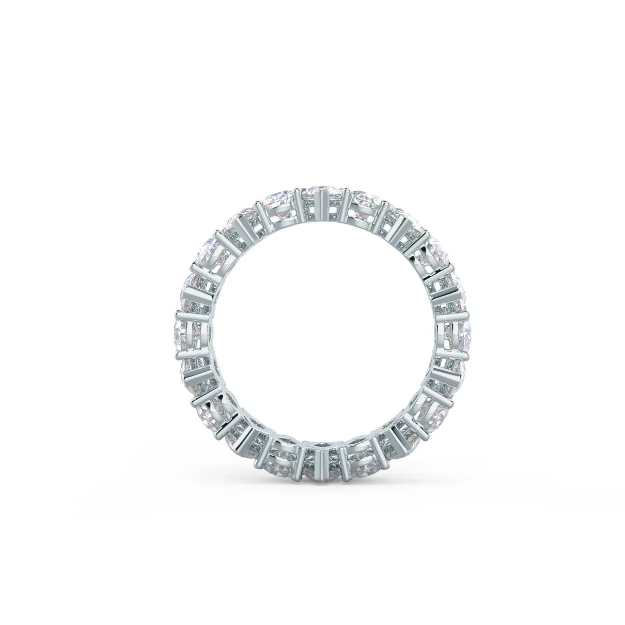 Pear Alternating Eternity Band, EF Color, VS Clarity - IGI Certified Diamond