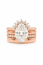 Common :: Handcrafted Versailles diamond ring set designed for modern brides.