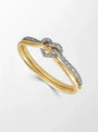 Common :: 274 round lab grown diamond heart knot bracelet