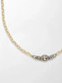 Common :: 2081 round lab grown diamond statement necklace