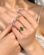 Common :: IGI certified 2.5ct Green Marquise lab grown diamond ring